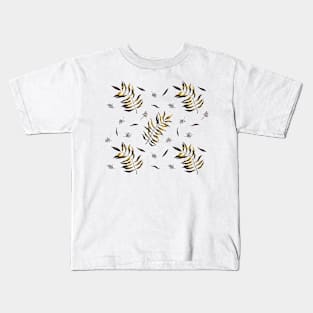 Yellow Exotic Plants Kids T-Shirt